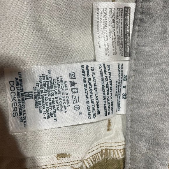 Like New Dockers Pants 33x32 Straight Fit - Picture 4 of 4